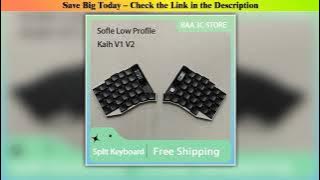 Review Sofle Split Keyboard Kit Kaih Low Profile Choc V1 Choc V2 Bluetooth USB RGB Hot Swap Zmk