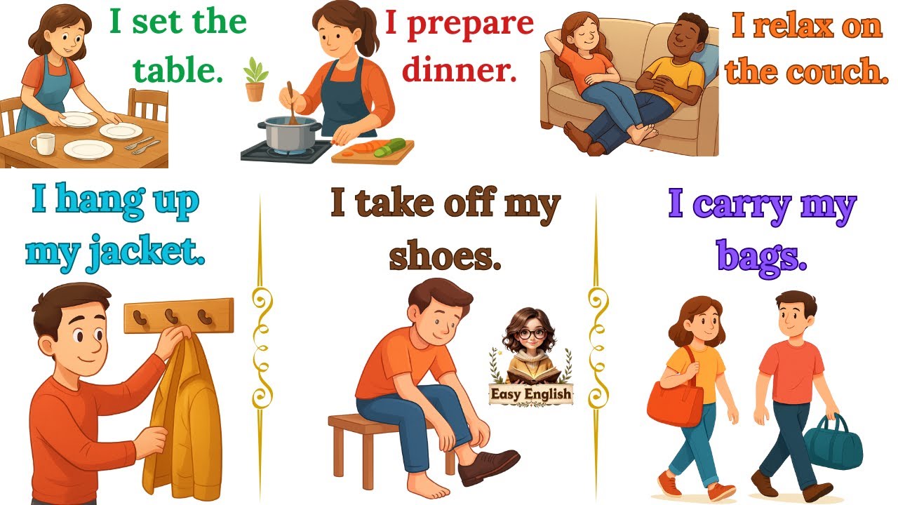 Learn English Fast | 160 Daily Routine Sentences for Beginners