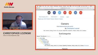Mobile Warsaw #47 – Christopher Lozinski – Intro to ioscompanies.info