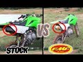 Klx110 FMF vs STOCK EXHAUST!! |Test Ride!