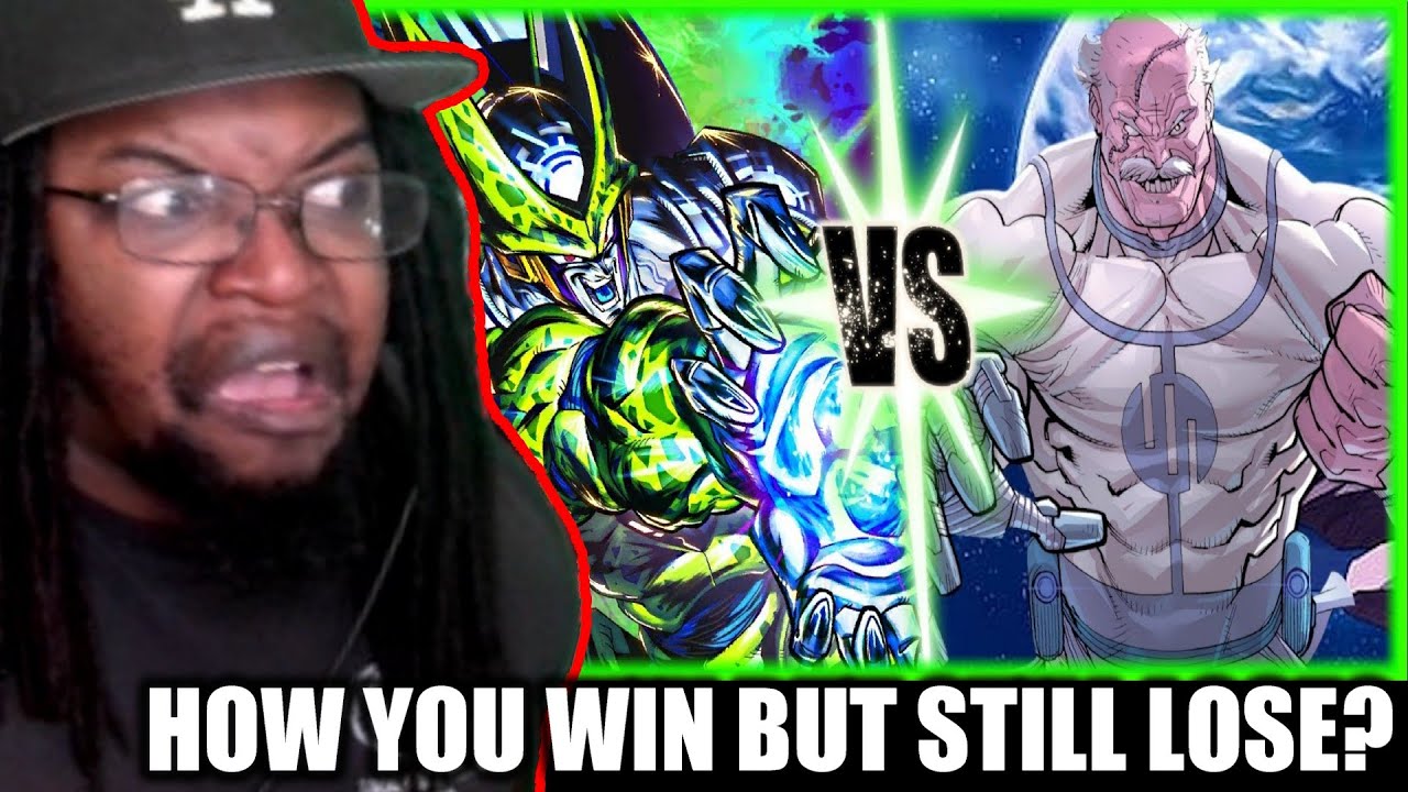 Perfect Cell Vs Conquest (Непобедимый) [Blender Animation] Реакция DB