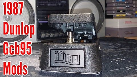 80s Dunlop wah Gcb95 with mods Rev-D