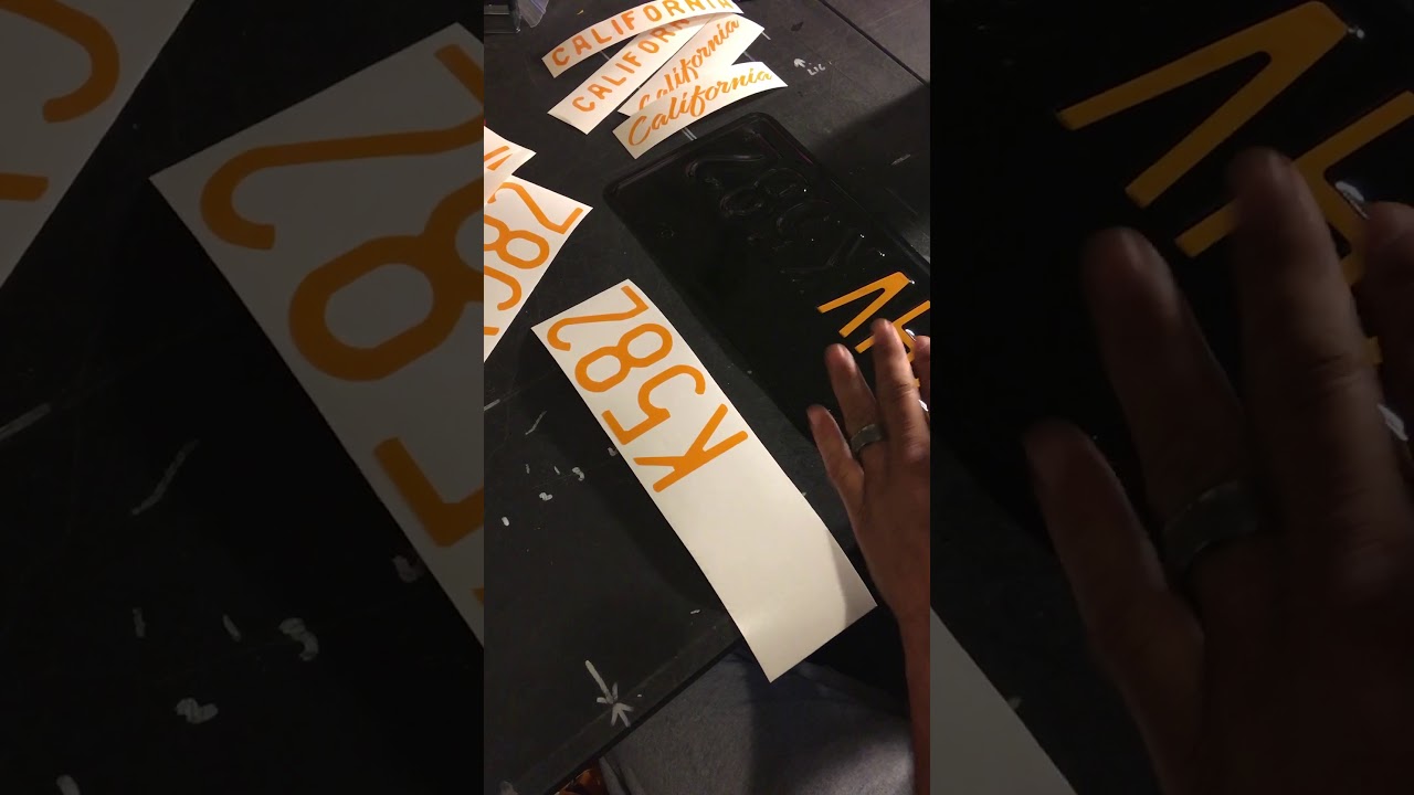 DIY CALIFORNIA LEGACY PLATES or RESTORATION KITS for your camaro, mustang, muscle car, classic car