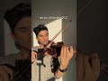 lovely (billie eilish) - dramatic violin soundtrack #shorts