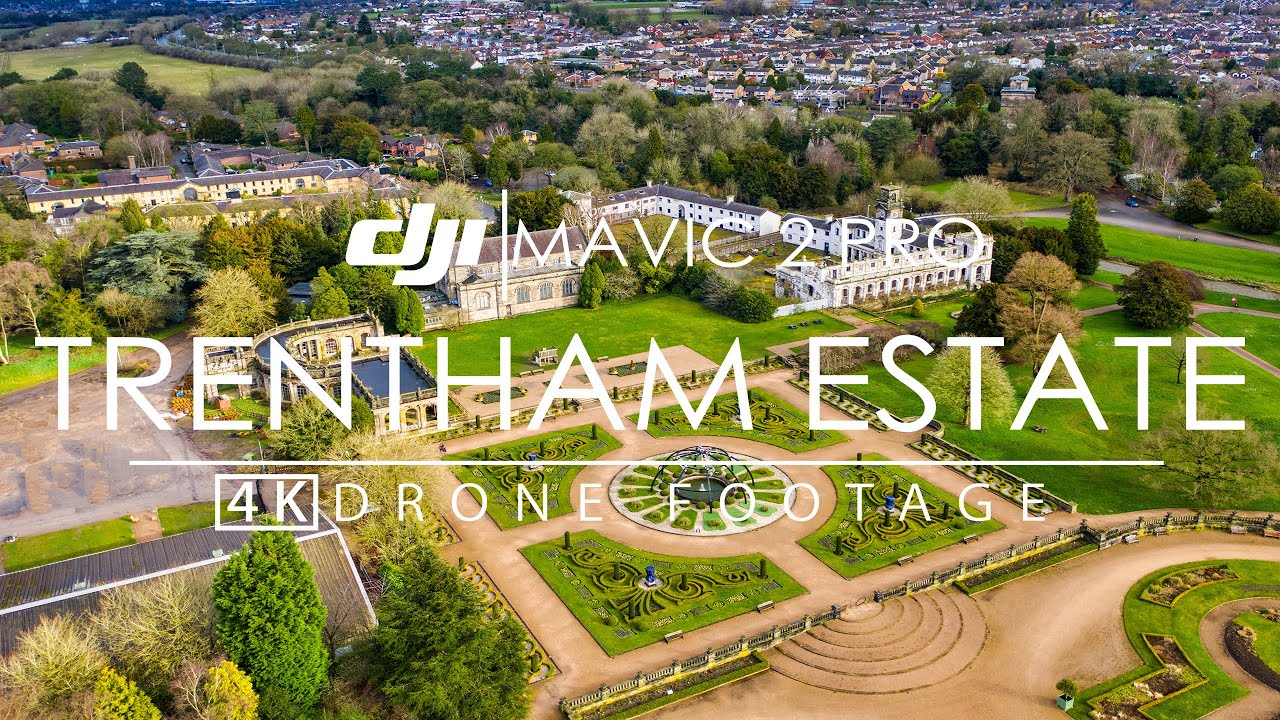 Trentham Estate and Garden 4K 10bit Dji Mavic 2 Pro Drone Footage
