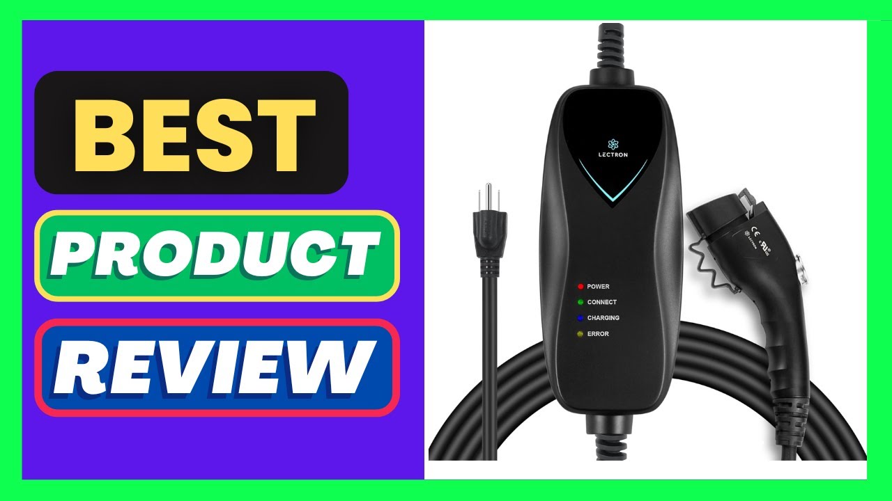 Lectron Level 1 EV Charger for J1772 EVs & Plug-in Hybrids (15A,