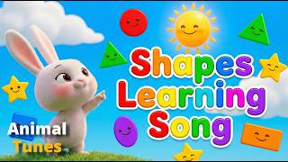 Shapes Learning Song | For Kids and Toddlers | Circles, Squares & Triangles | AnimalTunes Fun&Learn screenshot 4