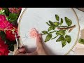 Rose Flower Ribbon Embroidery Tutorial