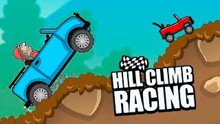 Hill Climb Racing Тачка ДЖИП, ГАРАЖ и локация ВРЕМЕНА ГОДА - прохождение игры про машинки