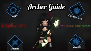 Complete Guide to Archer Class - Cursed Blade (Roblox)