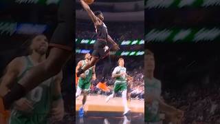 HE TOOK OFF 🚀 MONSTER ONE-HAND FASTBREAK SLAM! #NBAHighlights #NBA  #OneHandSlam #Basketball#Shorts
