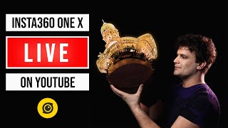 Live Stream test with Insta360 One X  | YouTube live streaming during operation in 2020 | Gaba_VR