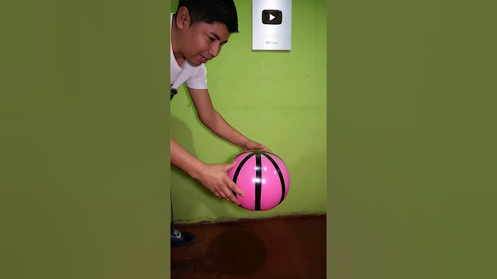 how to make a basketball using a balloon