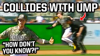 Umpire gets in the runner's way, a breakdown