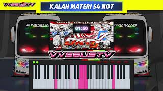 TELOLET BASURI 🎵 KALAH MATERI | 54 NOT VERSI PIANIKA 🚌📢🔥