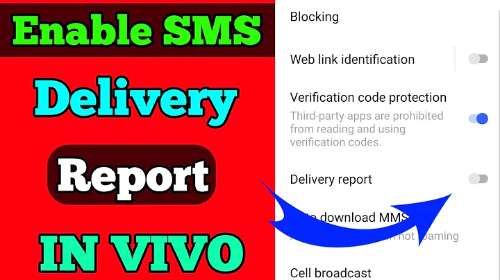 How to Enable SMS Delivery Report In Vivo | Vivo Me Delivery Report Kaise Enable Kare