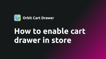 How to enable cart drawer in store -  Cart Drawer Cart Upsell Shopify App
