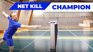 Badminton Net Kill  Forehand 2 versions