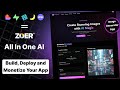 Built a Complete AI Image Generator App in Minutes with Zoer (No Code!) 🚀