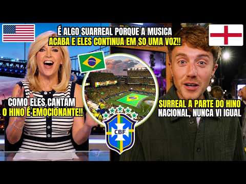 AMERICANS ARE HYPNOTIZED BY THE PASSION OF BRAZILIANS FOR THE NATIONAL ANTHEM