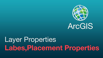 ArcGIS - Layer Properties, Labels, Placement Properties