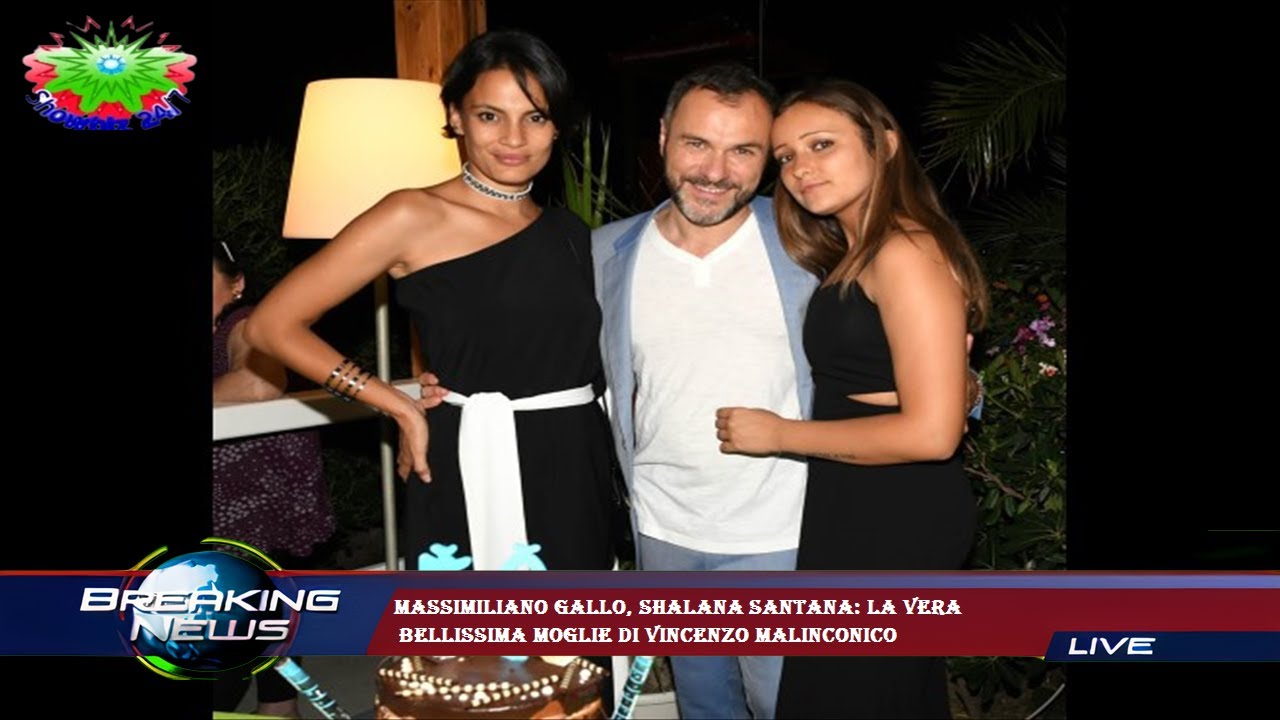 Massimiliano Gallo, Shalana Santana: la vera  bellissima moglie di Vincenzo Malinconico