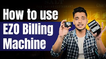How To Use Ezo Billing Machine || Full tutorial