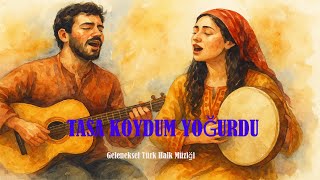 Tasa Koydum Yoğurdu - Türk Halk Müziği Erkek & Kadın Düet Akustik Gitar & Tef Resimi