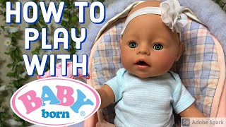 How to feed, change, bathe, and play with Baby Born Dolls! Everything to know