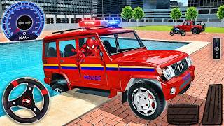 Red Police Car vs McQueen | New Indian Theft Aura Simulator - Android GamePlay #14 screenshot 2