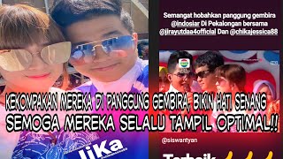 Aksi Kocak Jirayut, Rara dan Chika Ketika Beraksi di Panggung Gembira