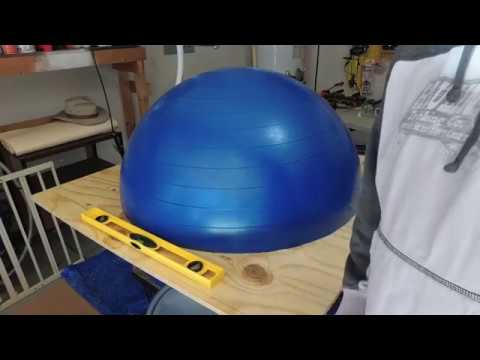 Homemade bosu ball deals