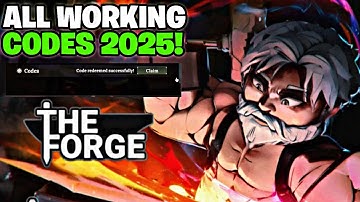 NEW ALL WORKING CODES FOR THE FORGE IN DECEMBER 2025! ROBLOX THE FORGE CODES