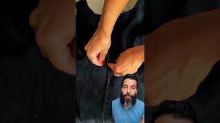 A solução mais inteligente pra fechar vestido sozinha 😳.