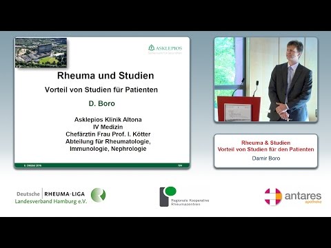 Welt Rheuma Tag 2016 - Rheuma & Vorteil von Studien für die Patienten (Damir Boro)