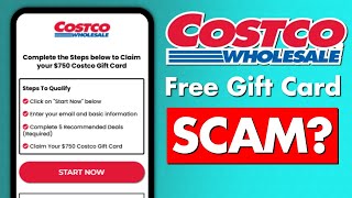 GroceryClaims.com Review - $750 Costco Gift Card Scam?