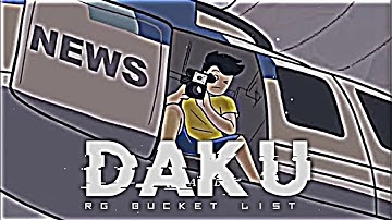 FT.R G BUCKET LIST 😘 | STATUS 👑 DAKU SONG EDIT 🔥| VELOCITY