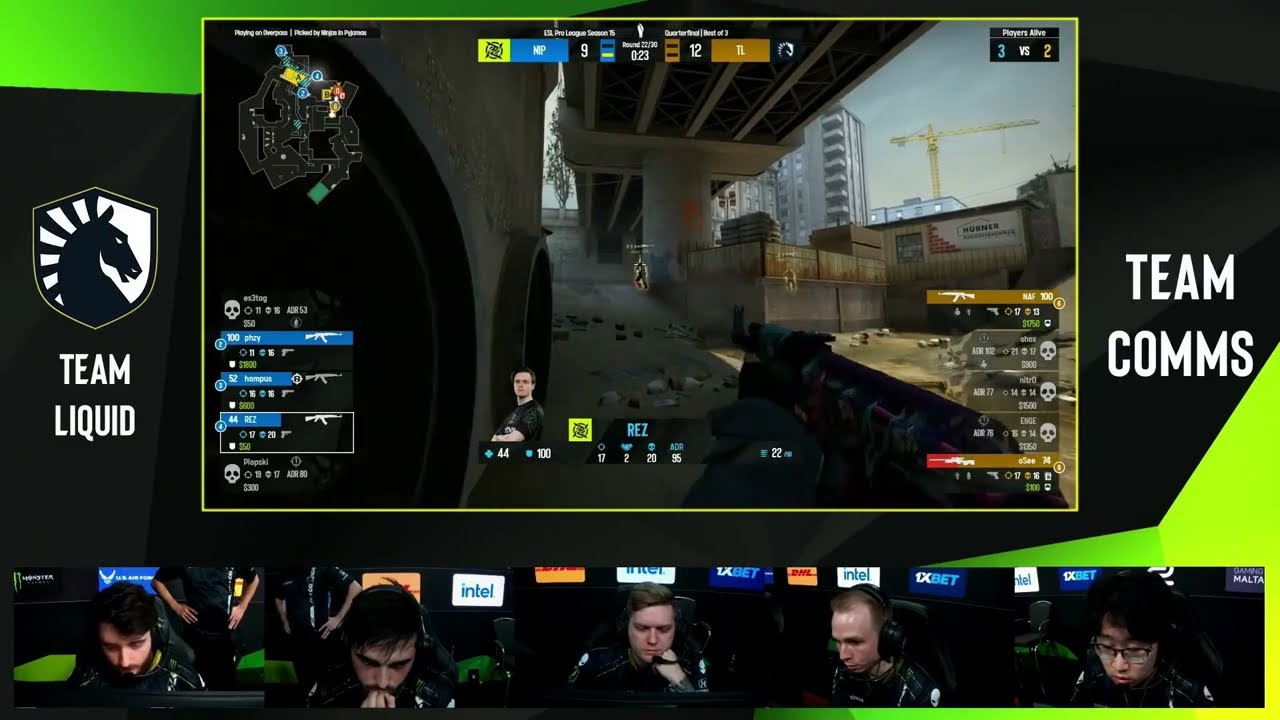 Team Spirit! - Team Liquid reaction to NAFFLY clutch