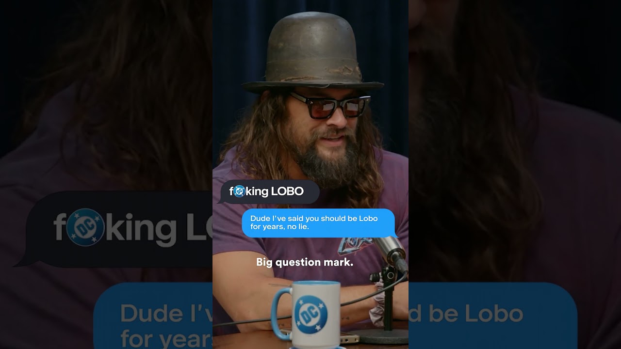 When Jason Momoa heard James Gunn was head of DC… Say less  #dcstudiosshowcase