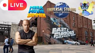 🔴 LIVE: Soft Opening Day of Fast & Furious: Hollywood Drift at Universal Studios Hollywood? 🏎️🏁🎥🎬 screenshot 2