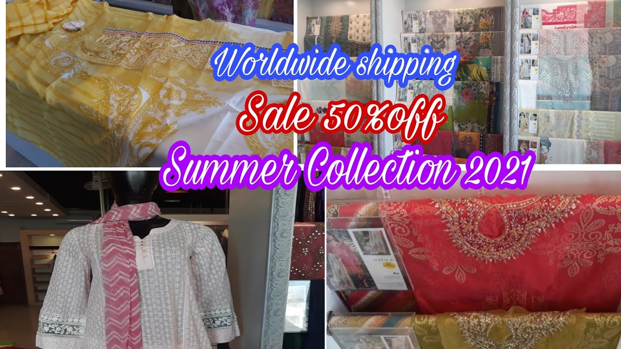 Maria b Summer Collection 2021 Unstitched & stitched-Vlogs for all