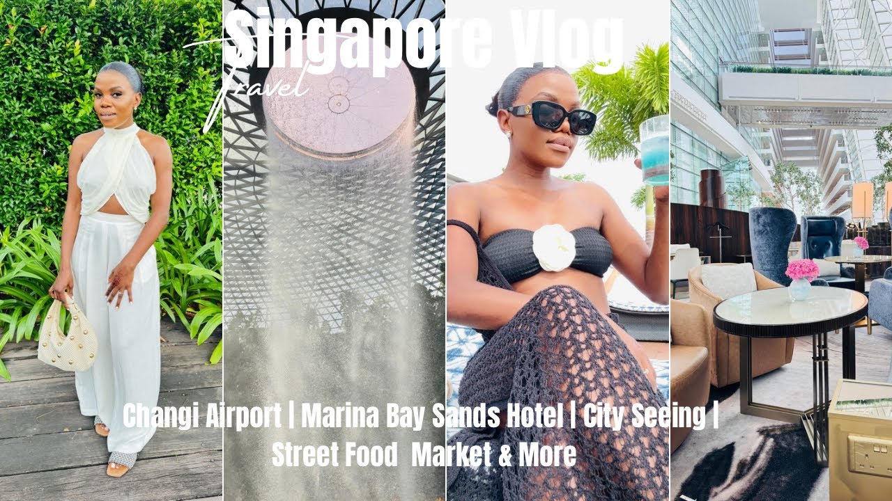 Signapore Vlog: Changi Airport || Marina Bay Sands I Night Cruise | Site Seeing & More