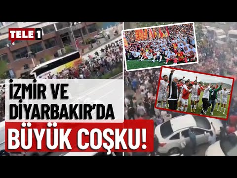 Amedspor 1. Lig yolunda Diyarbakır sokağa döküldü! Göztepe ise Süper Lig'de...