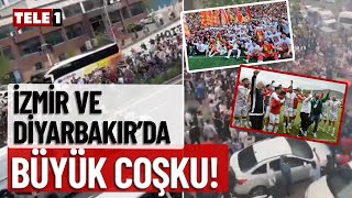 Amedspor 1. Lig yolunda Diyarbakır sokağa döküldü! Göztepe ise Süper Lig'de...