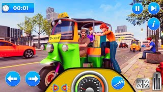Tuk Tuk Rickshaw Driving Sim Gameplay | Android Strategy Game screenshot 2