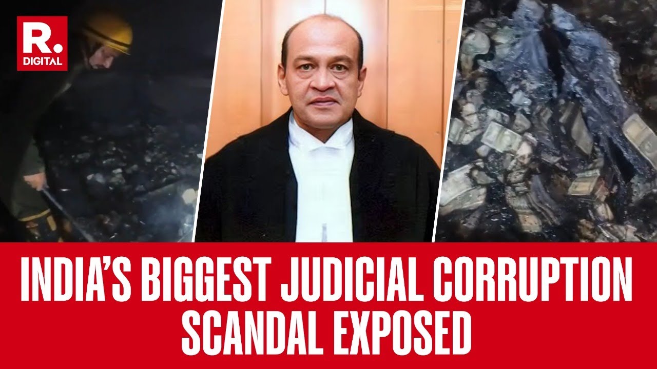 Video Of Sacks Of Cash Being Burnt At Justice Varma's House Out & SC Makes 25-Page Enquiry Report