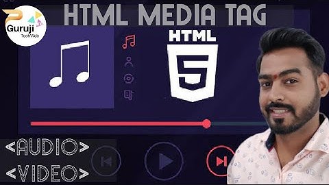 HTML video tutorial - 16 - HTML Media Tag | Audio Tag | Video Tag | HTML TUTORIAL | Hindi