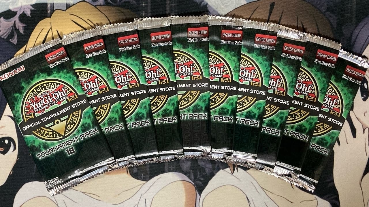 Opening Ten Yugioh OTS Tournament Pack 18 Booster Packs