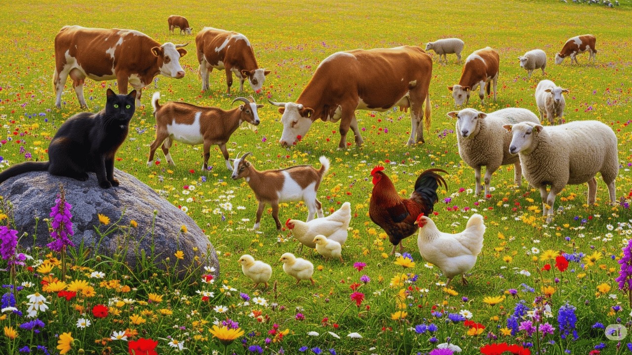 SOOTHING SLEEP MUSIC FOR FARM ANIMAL DREAMS 😴🎶🐑🐄🐔🐥