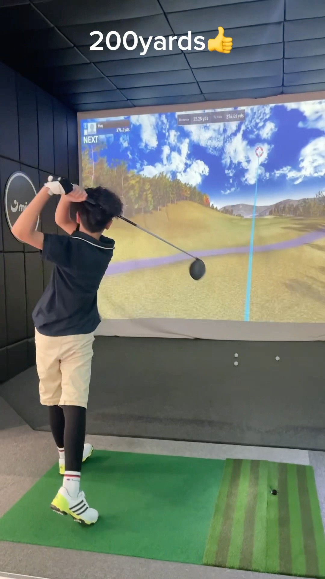 (Golf familyVN) em bé có cú đánh đẹp và xa ?#golf #shorts